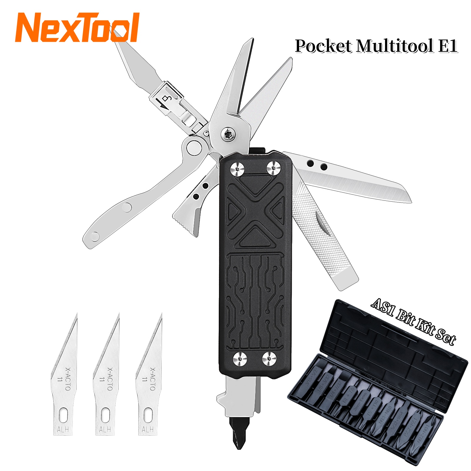 Xiaomi Power Tools - NexTool 10 in 1 포켓 멀티툴