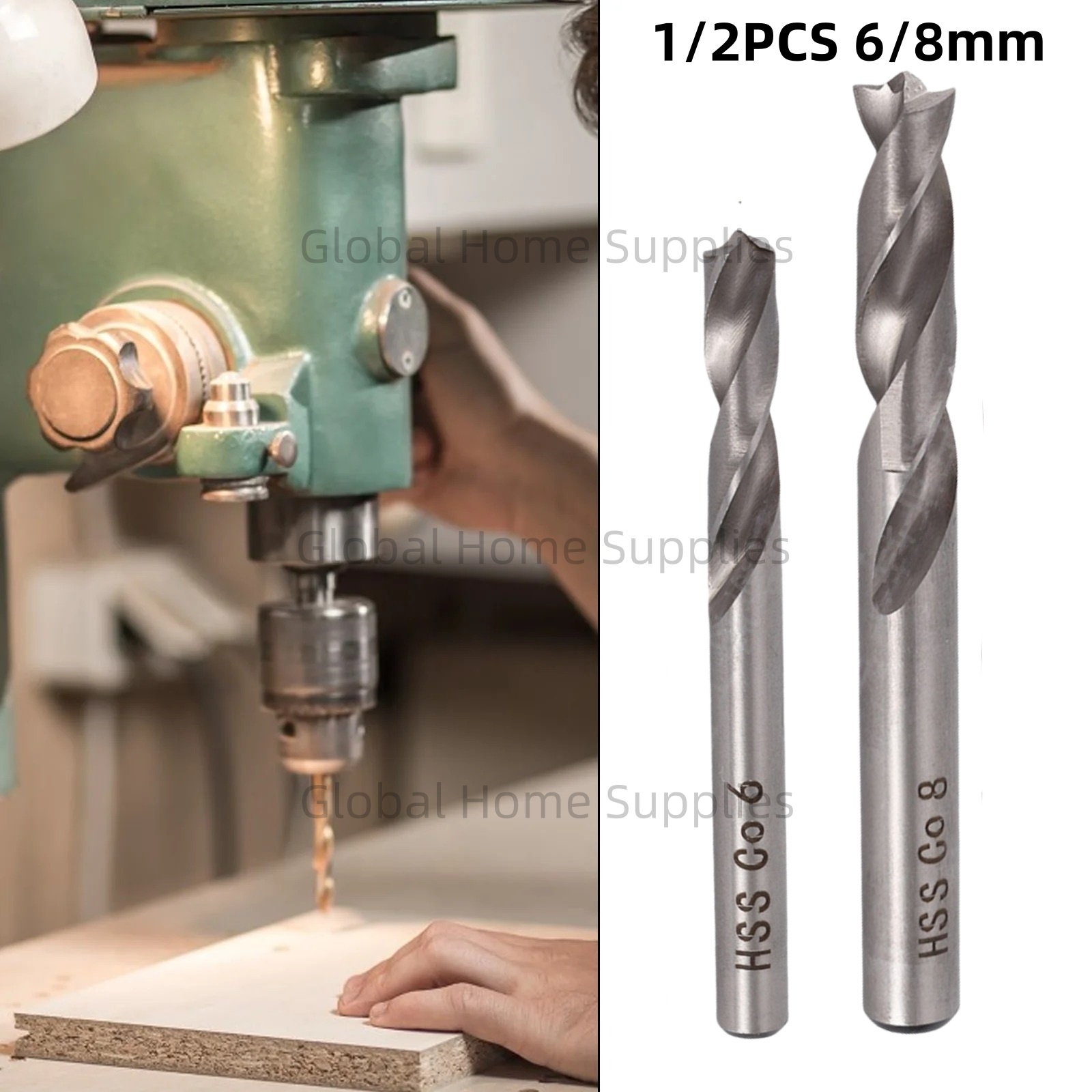 6/8mm HSS CO 스팟 용접 드릴 비트 용접기 제 - Power Tools Kobalt 리뷰 및 가격