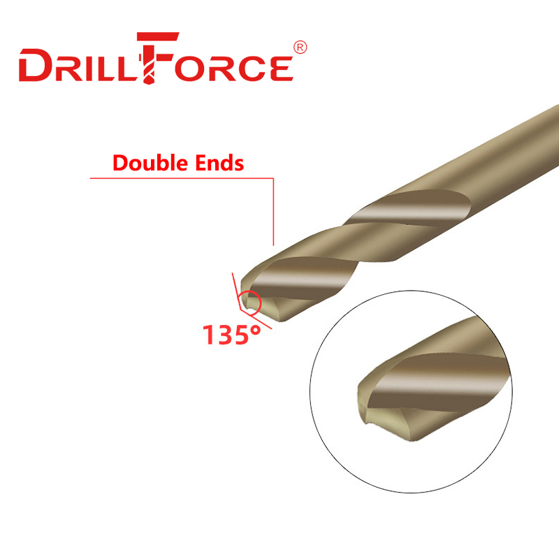 10개 3mm-5.5mm M35 코발트 더블 엔드 드릴 - Power Tools Kobalt 리뷰 및 가격