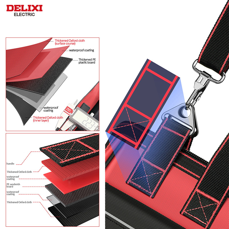 DELIXI 전기 도구 가방, 다기능 방수 보관 가방, - Power Tools Software 리뷰 및 가격