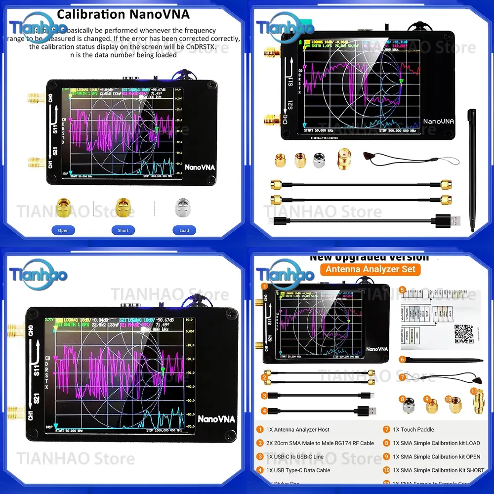 2.8인치 TFT NanoVNA-H 안테나 벡터 네트워 - Power Tools Vector 리뷰 및 가격
