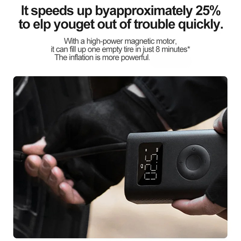 오리지널 미지아 에어 펌프 2D 25% 속도 증가 미니 - Xiaomi Power Tools 리뷰 및 가격