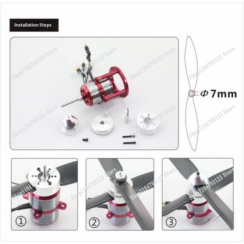 동축형 트윈 프로펠러 벡터 모터, 역회전 고속 모터,  - Power Tools Vector 리뷰 및 가격