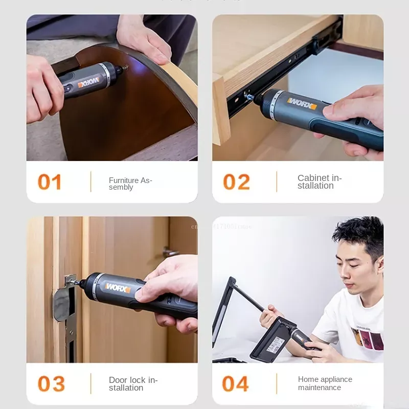 WORX WX242 4V 전기 스크루 드라이버 세트 스 - Xiaomi Power Tools 리뷰 및 가격